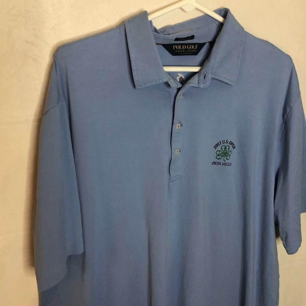 2017 US Open Erin Hills Polo Golf Ralph Lauren XL Blue